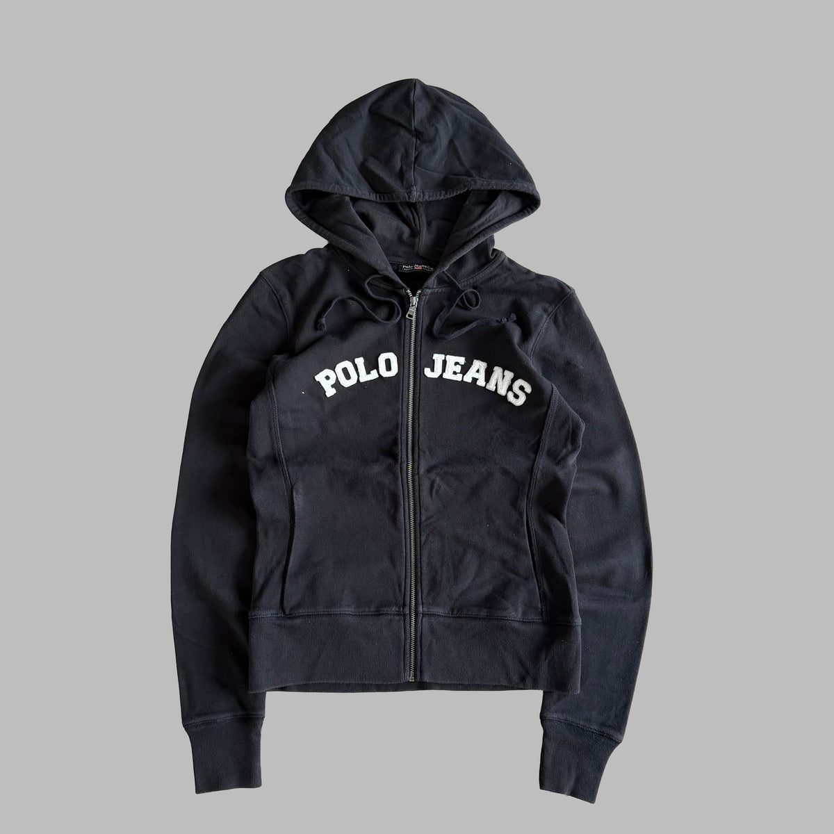 Y2K Ralph Lauren Polo Jeans Co Fitted Full Zip Hoodie - S/M