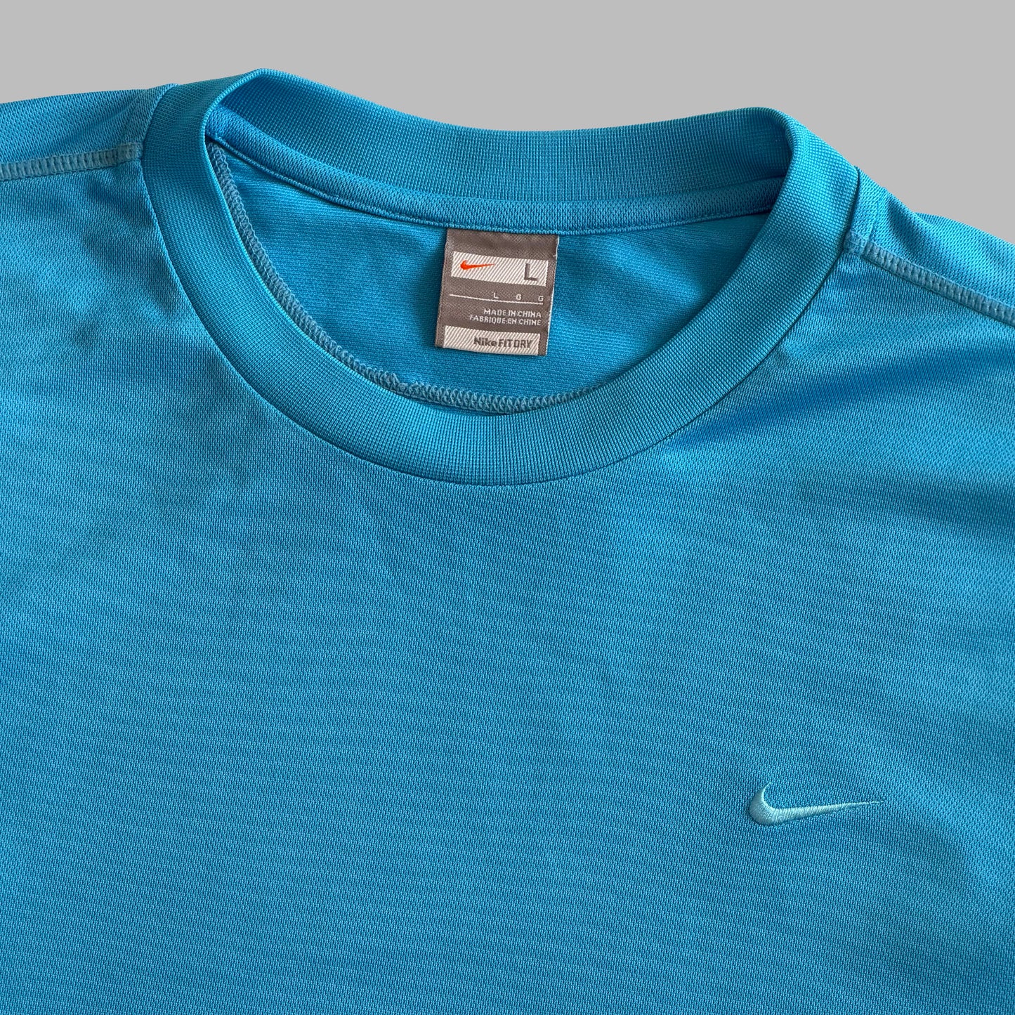 Y2K Nike Panelled Lightweight T-Shirt - L