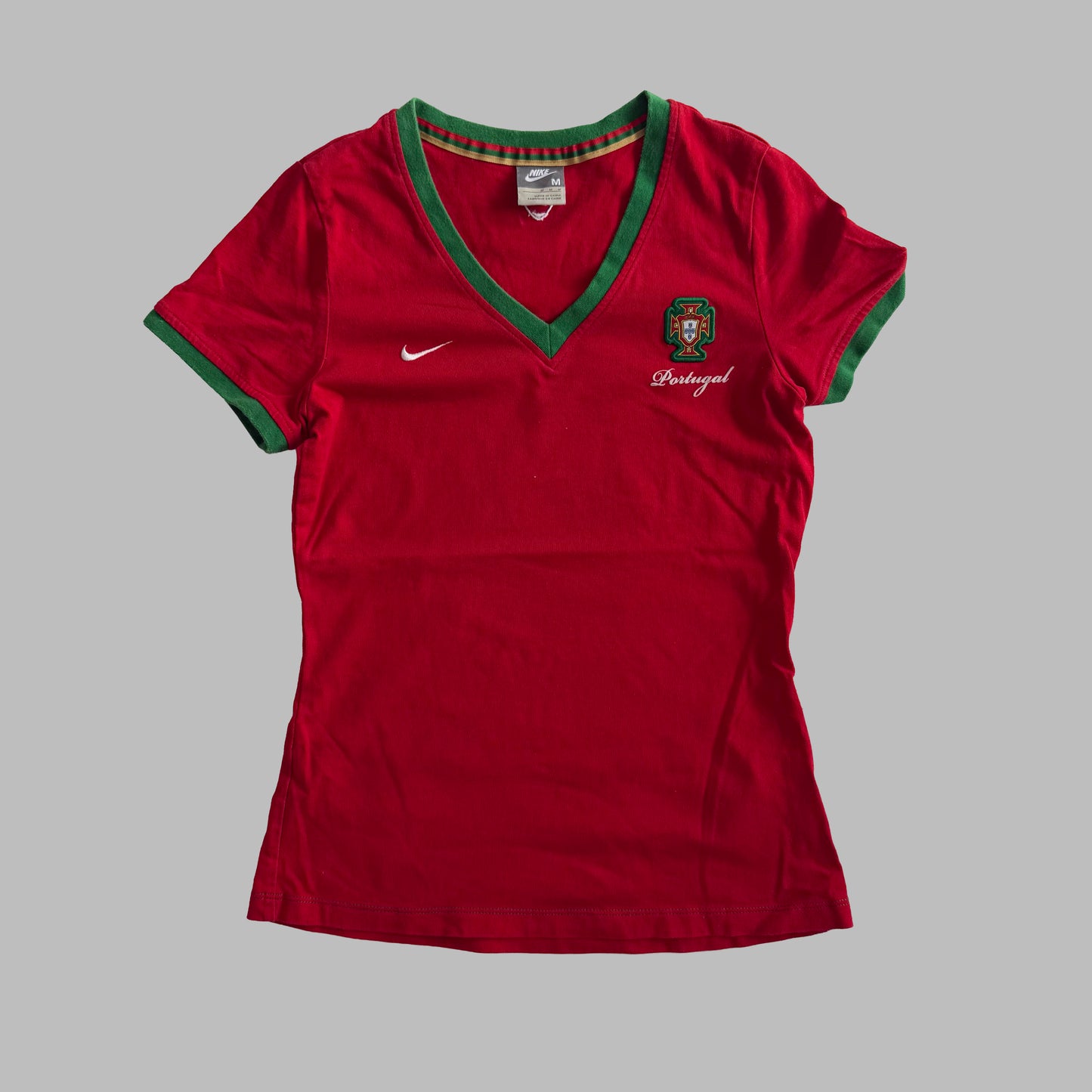 Y2K Nike Portugal Baby Tee - M