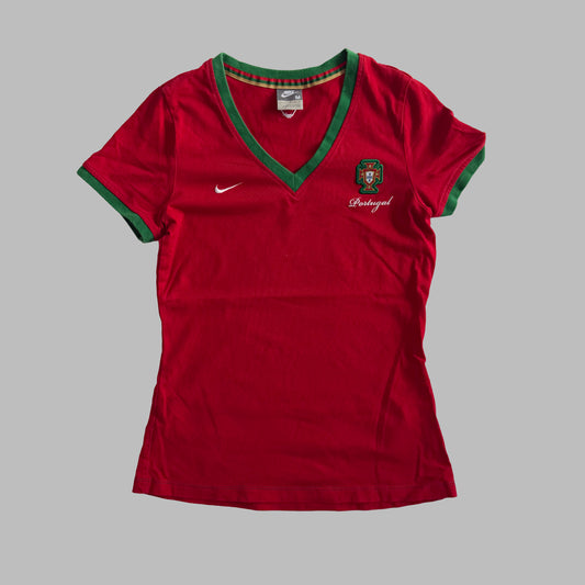Y2K Nike Portugal Baby Tee - M