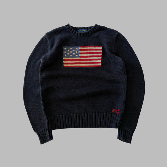 Ralph Lauren Flag Heavy Knit - Medium