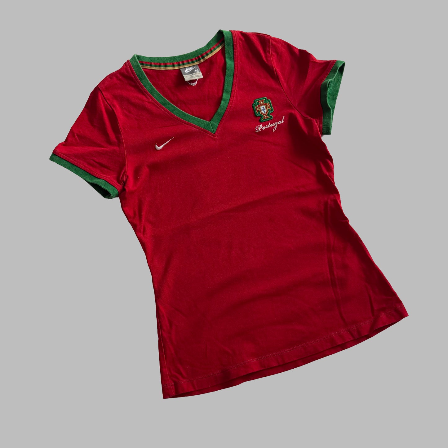Y2K Nike Portugal Baby Tee - M