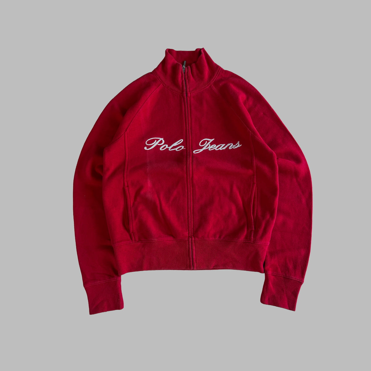 Y2K Ralph Lauren Polo Jeans Co Cursive Track Jacket - M
