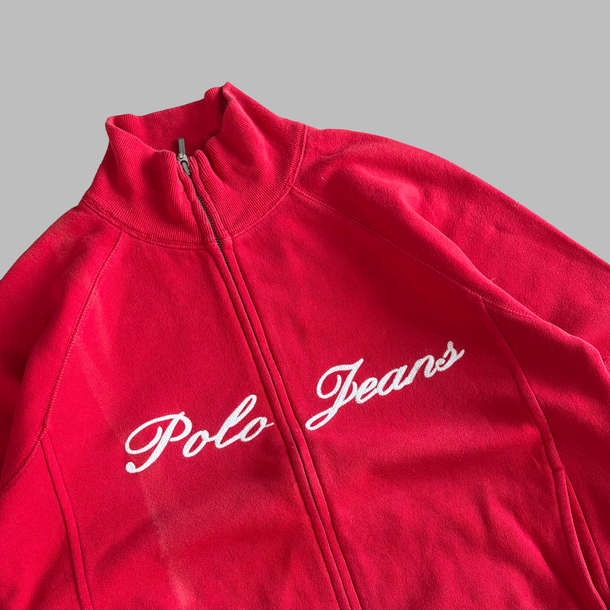 Y2K Ralph Lauren Polo Jeans Co Cursive Track Jacket - M