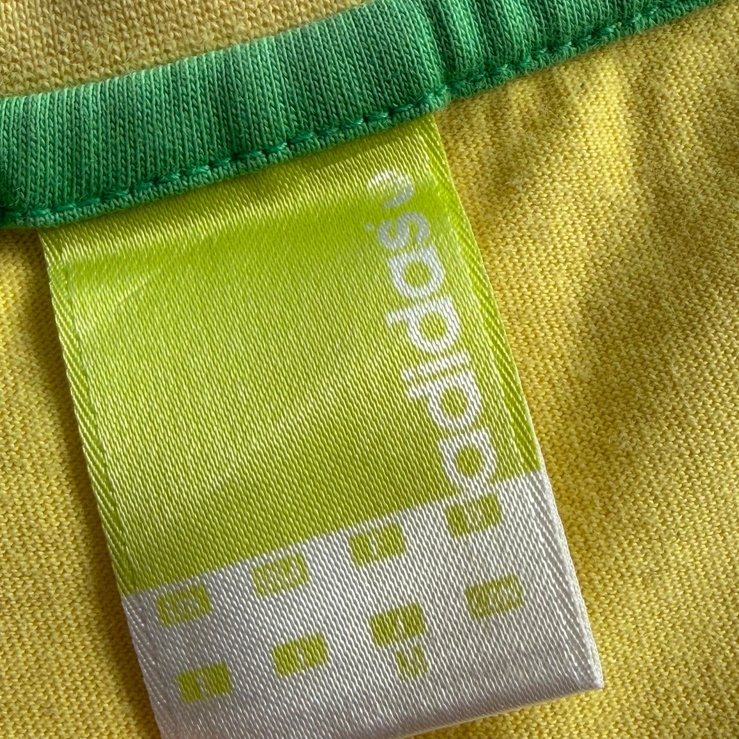Y2K Adidas Striped Spell Out Baby Tee - M
