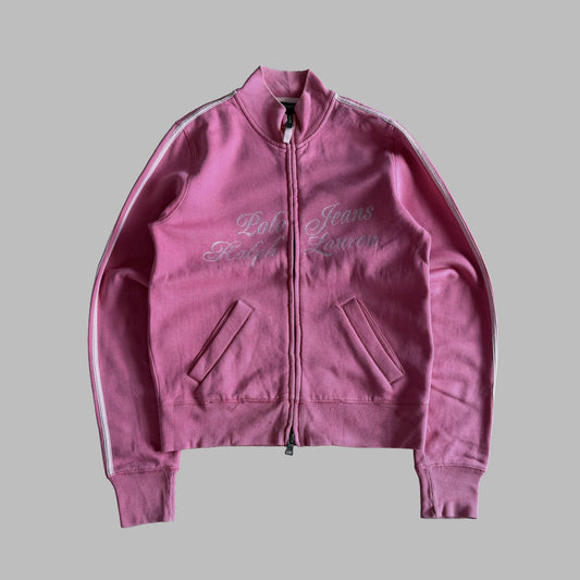Y2K Ralph Lauren Polo Jeans Co Cursive Track Jacket - S