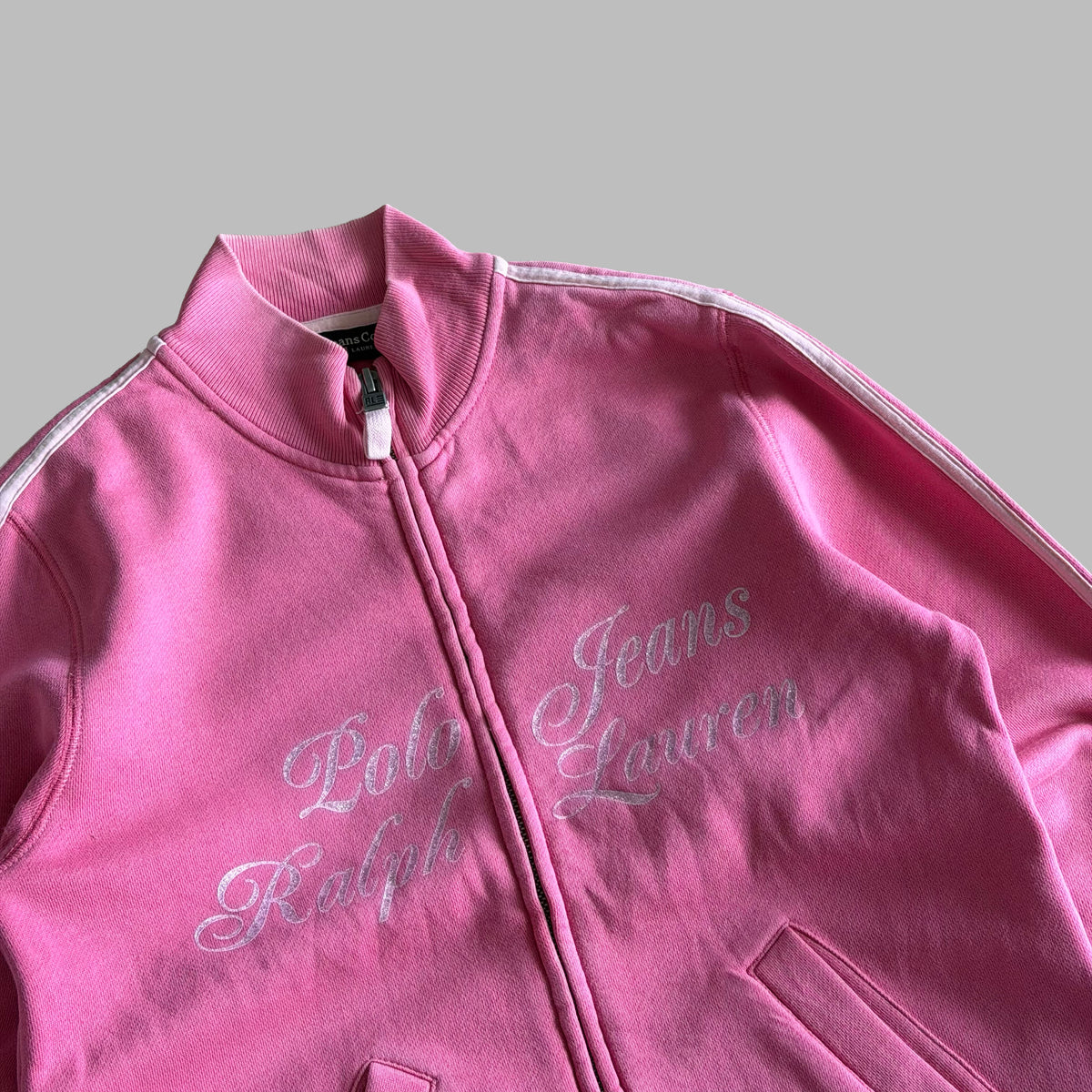 Y2K Ralph Lauren Polo Jeans Co Cursive Track Jacket - S