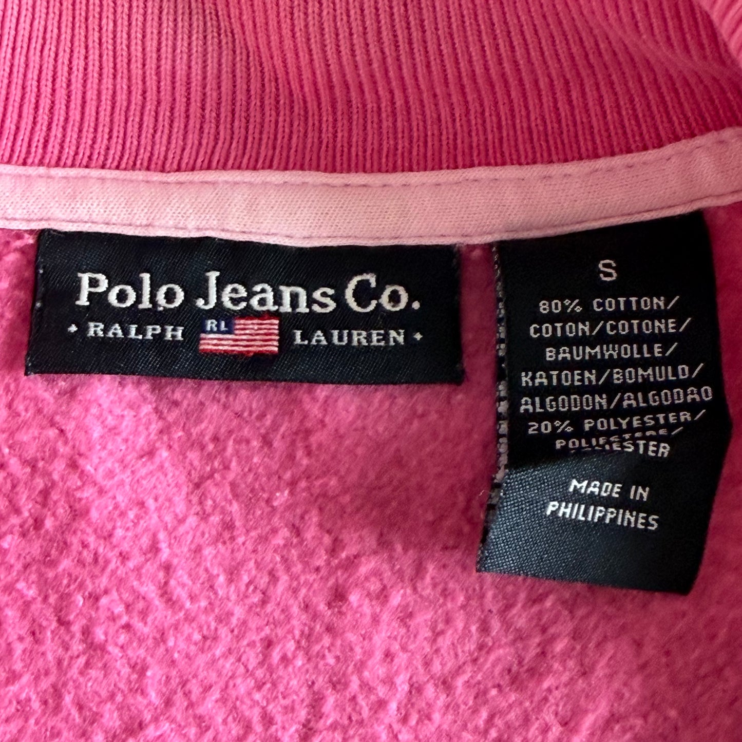 Y2K Ralph Lauren Polo Jeans Co Cursive Track Jacket - S