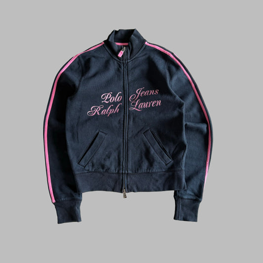 Y2K Ralph Lauren Polo Jeans Co Cursive Track Jacket - S