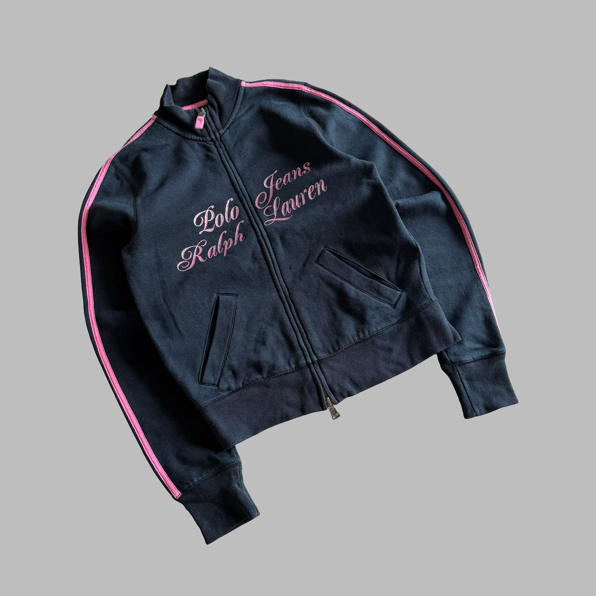 Y2K Ralph Lauren Polo Jeans Co Cursive Track Jacket - S