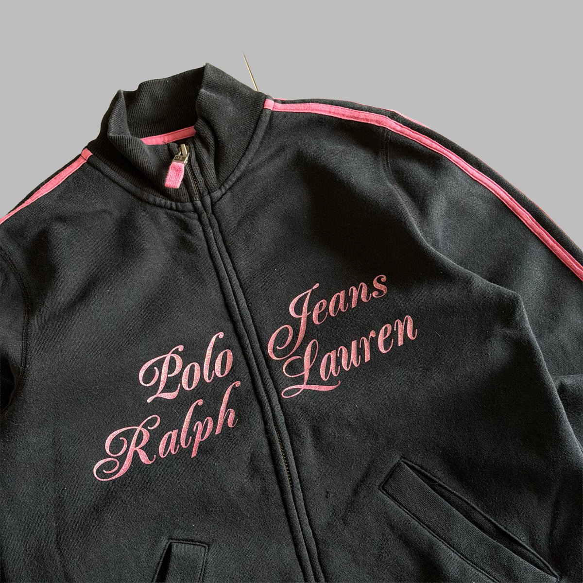 Y2K Ralph Lauren Polo Jeans Co Cursive Track Jacket - S