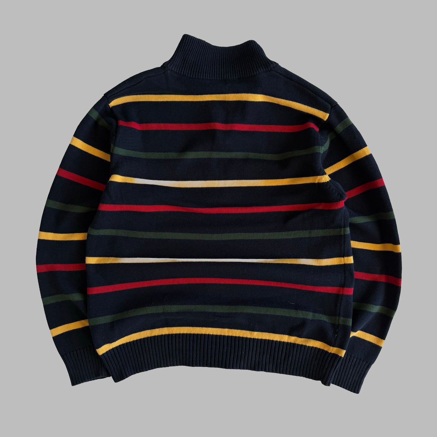 Ralph Lauren Striped Quarter Zip - Large