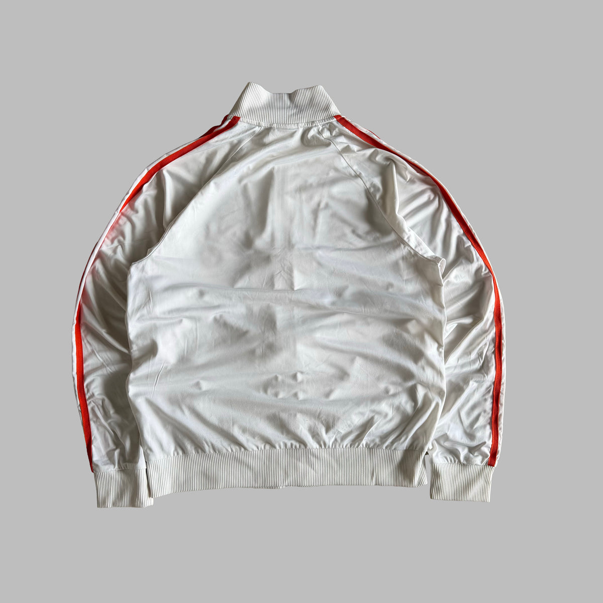 Y2K Adidas Three Stripe Lightweight Track Jacket - M