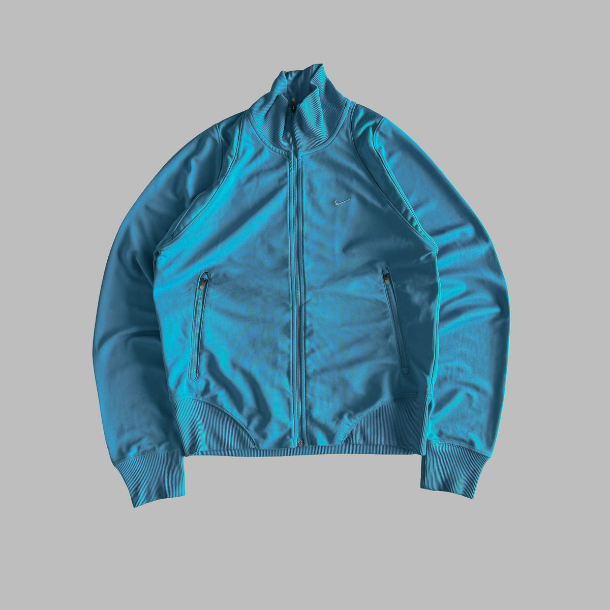 Y2K Nike Panelled Track Jacket - S
