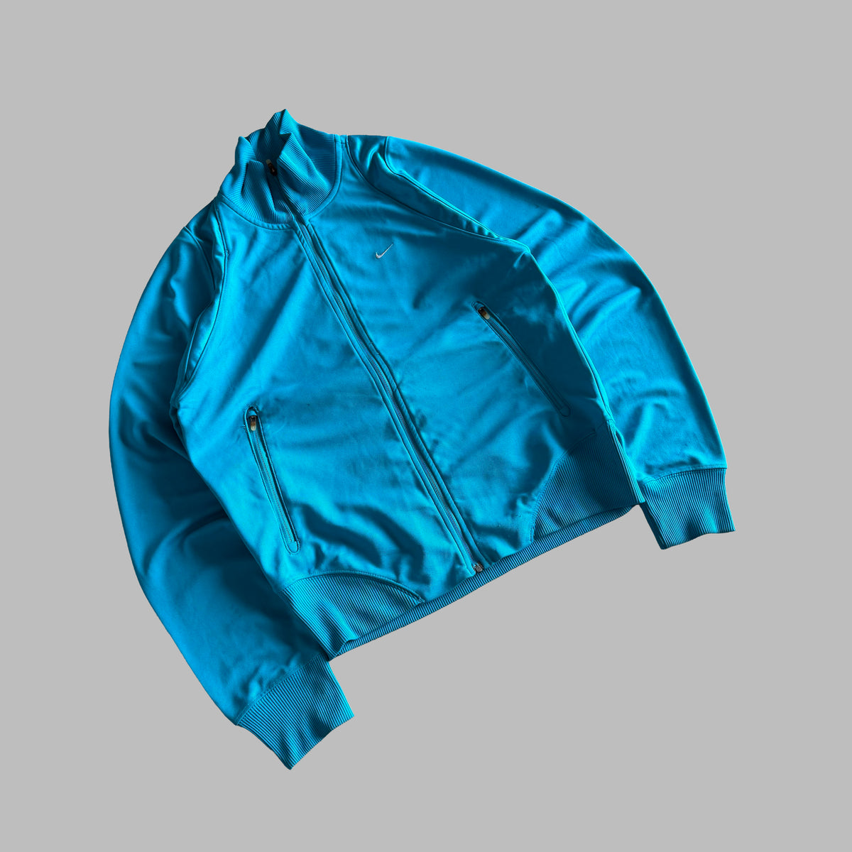 Y2K Nike Panelled Track Jacket - S