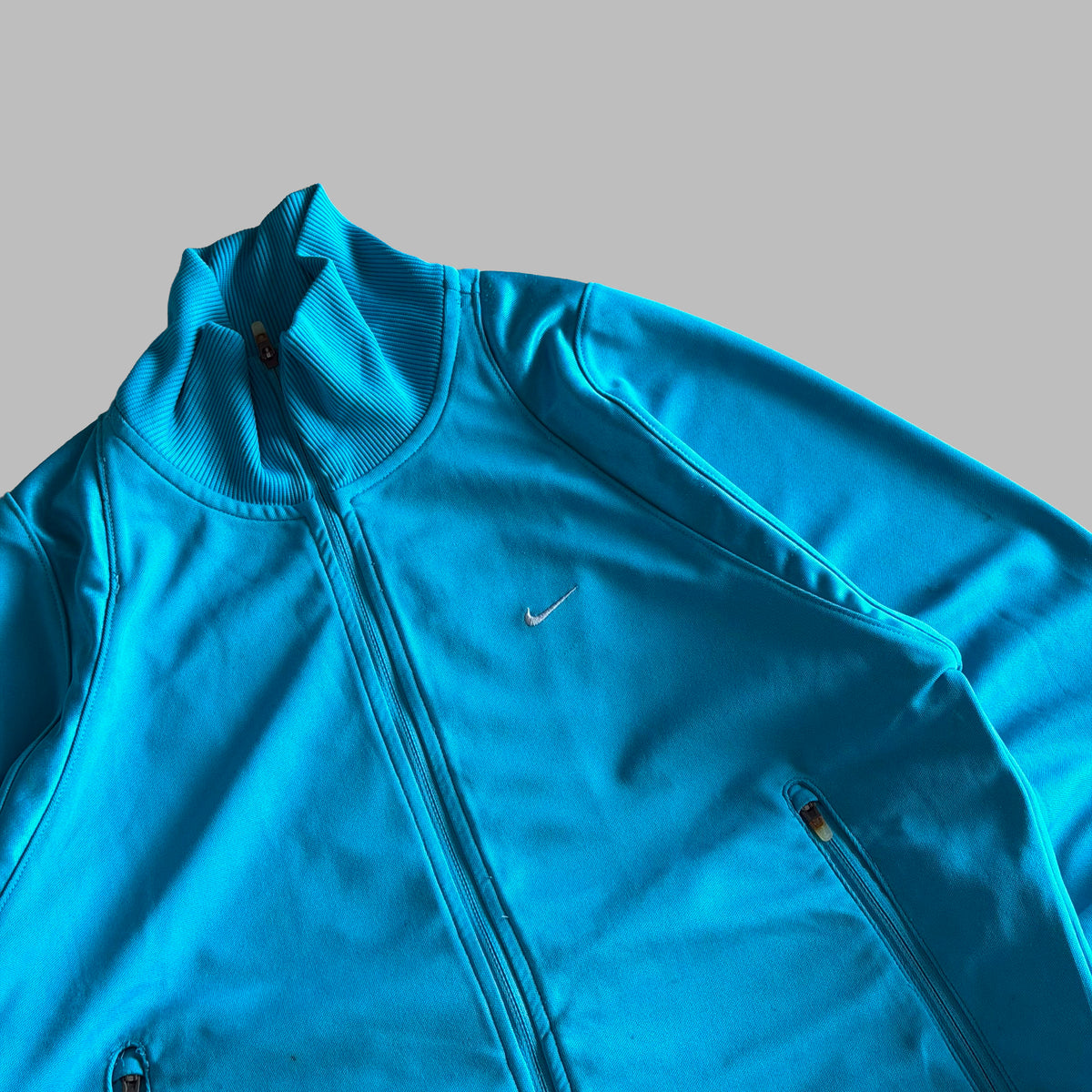 Y2K Nike Panelled Track Jacket - S