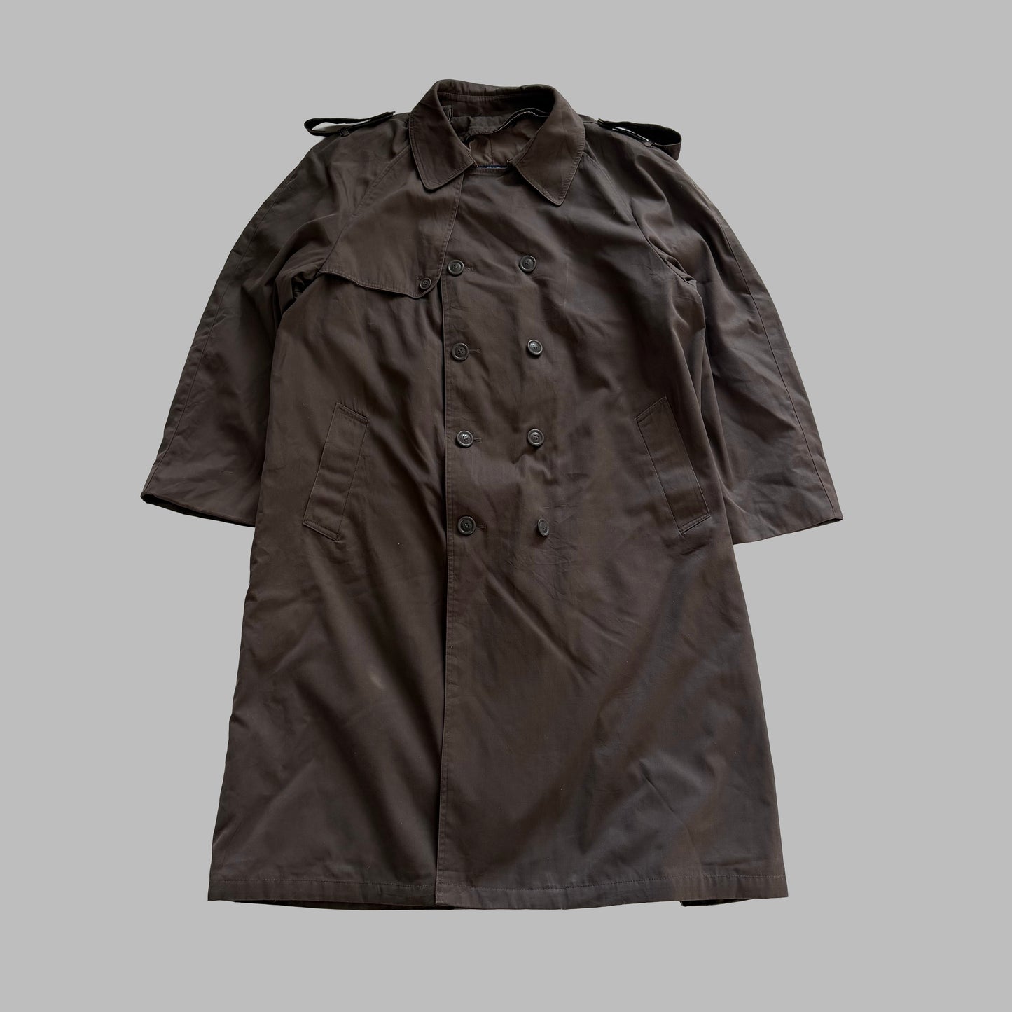 90s Burberry Double Breasted Trench Coat - L