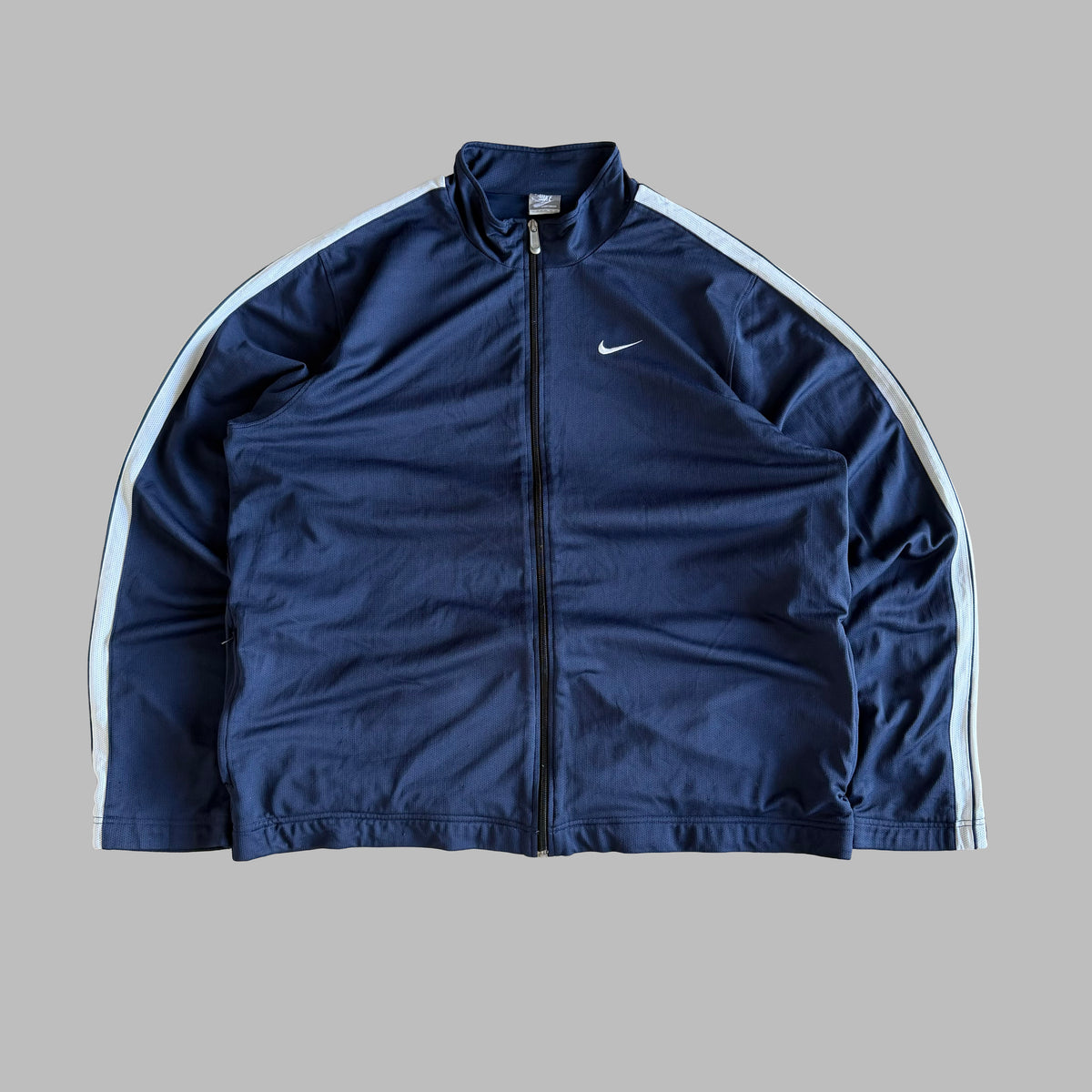 Y2K Nike Striped Track Jacket - Xl/XXL