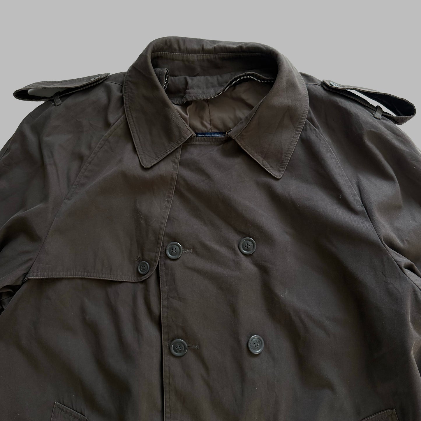 90s Burberry Double Breasted Trench Coat - L