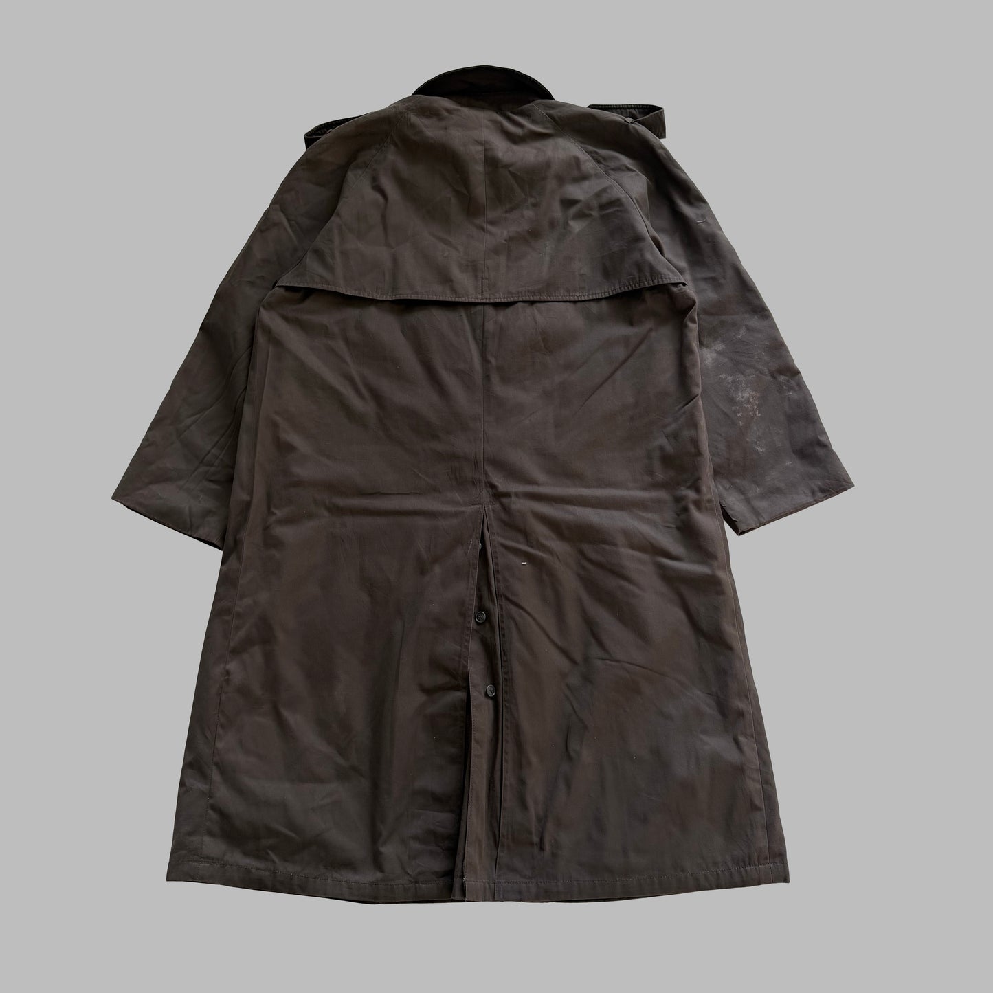 90s Burberry Double Breasted Trench Coat - L