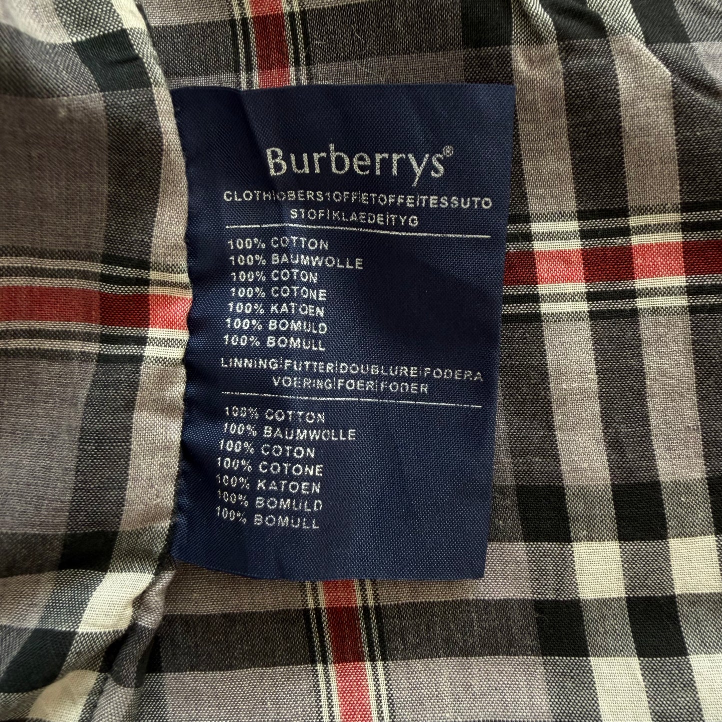 90s Burberry Double Breasted Trench Coat - L