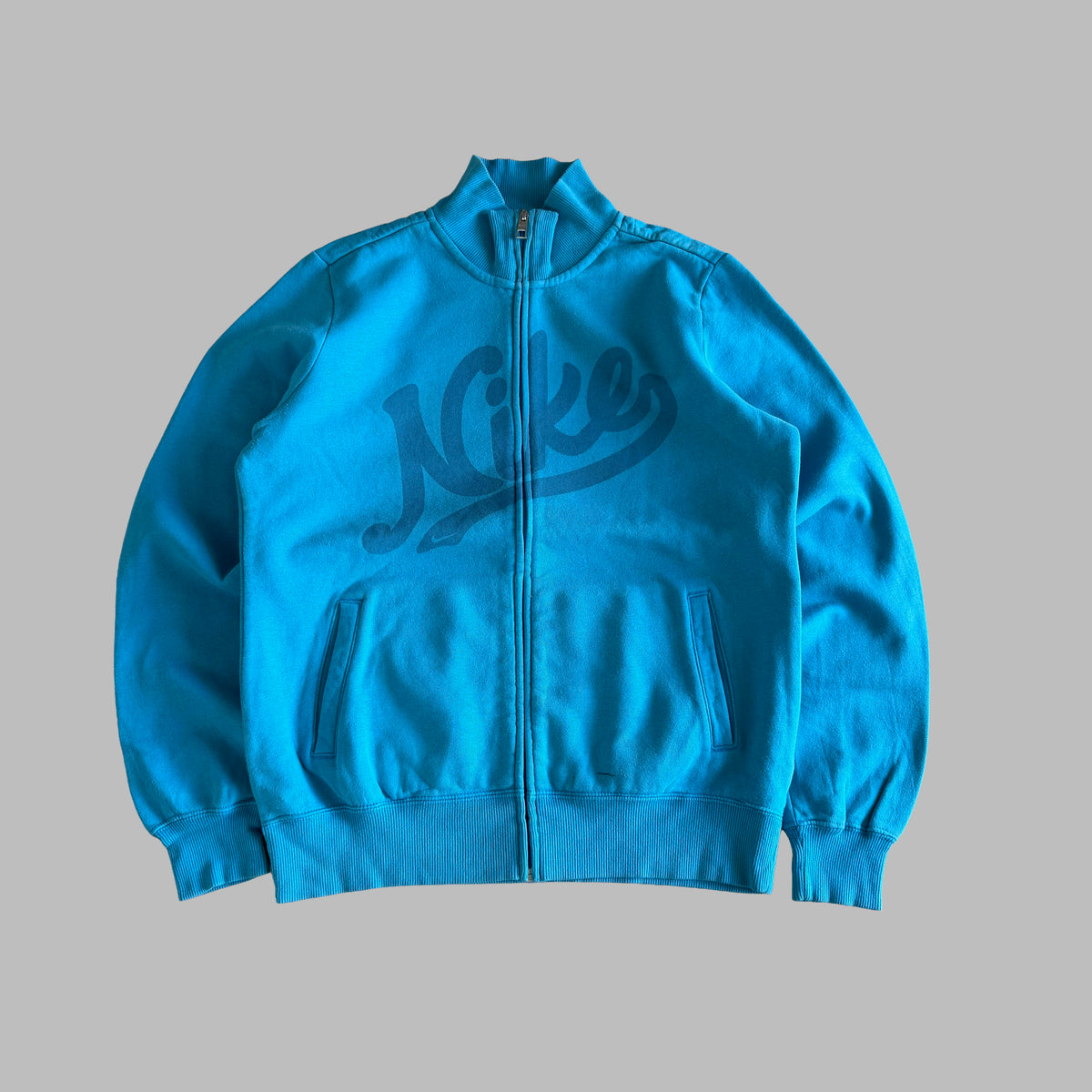 Y2K Nike Cursive Track Jacket - L