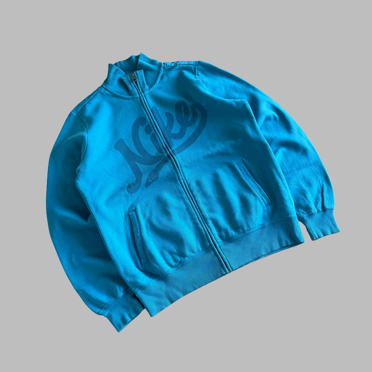 Y2K Nike Cursive Track Jacket - L