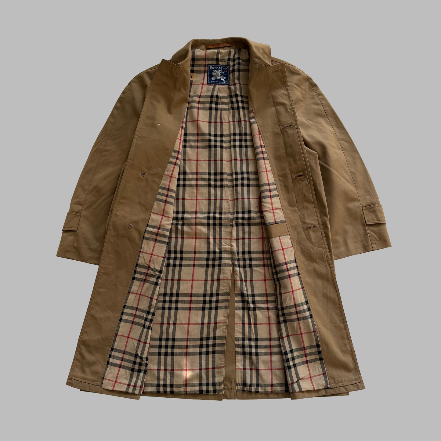 90s Burberry Trench Coat - M