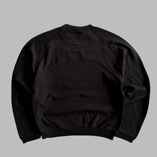 Y2K Oakley Ribbed Thermal Sweatshirt - S