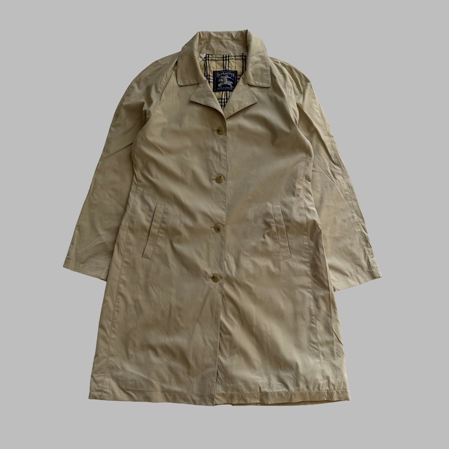 90s Burberry Trench Coat - S