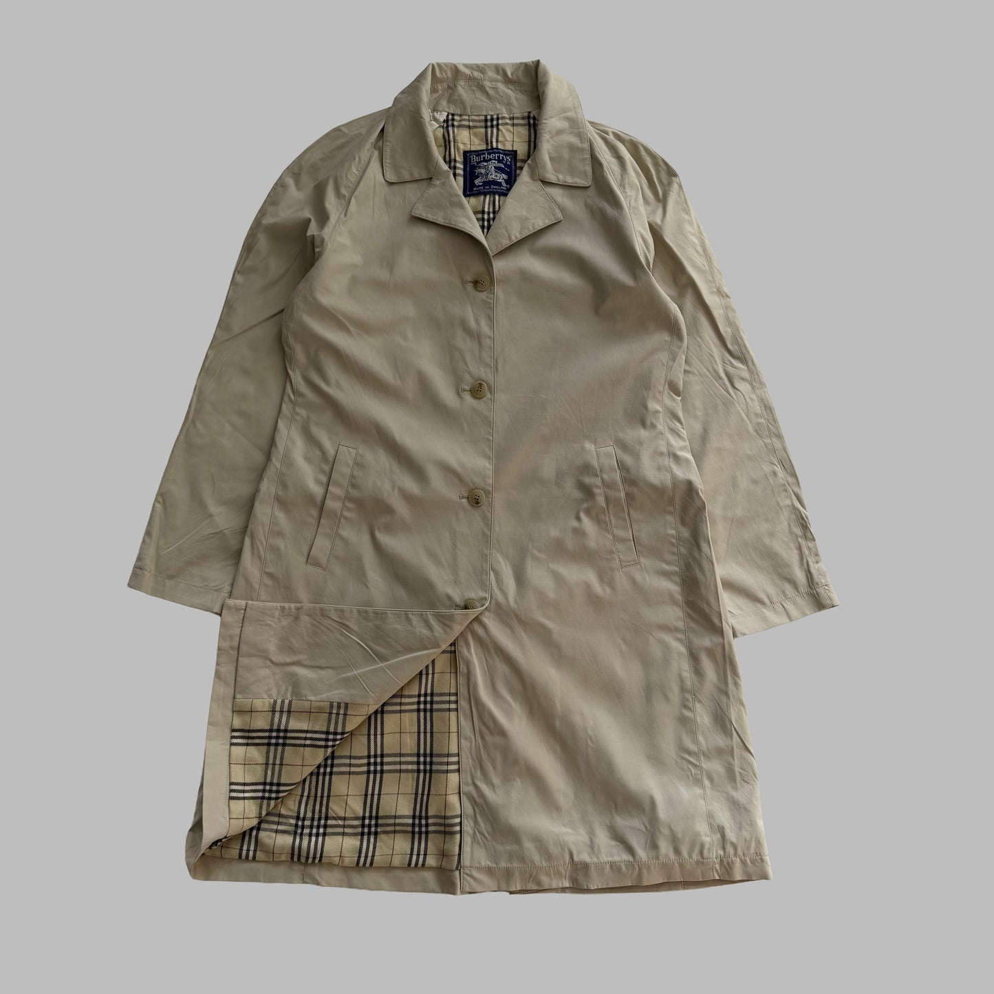 90s Burberry Trench Coat - S