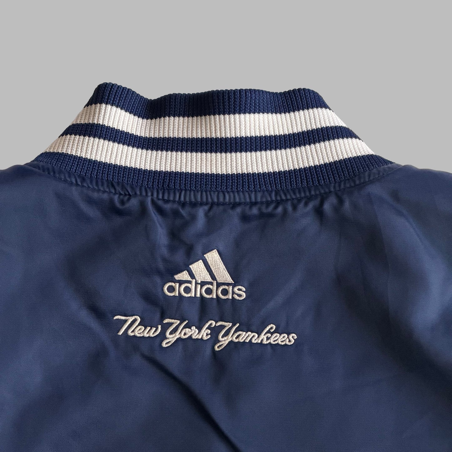 Y2K Adidas New York Yankees Varsity Jacket - XXL