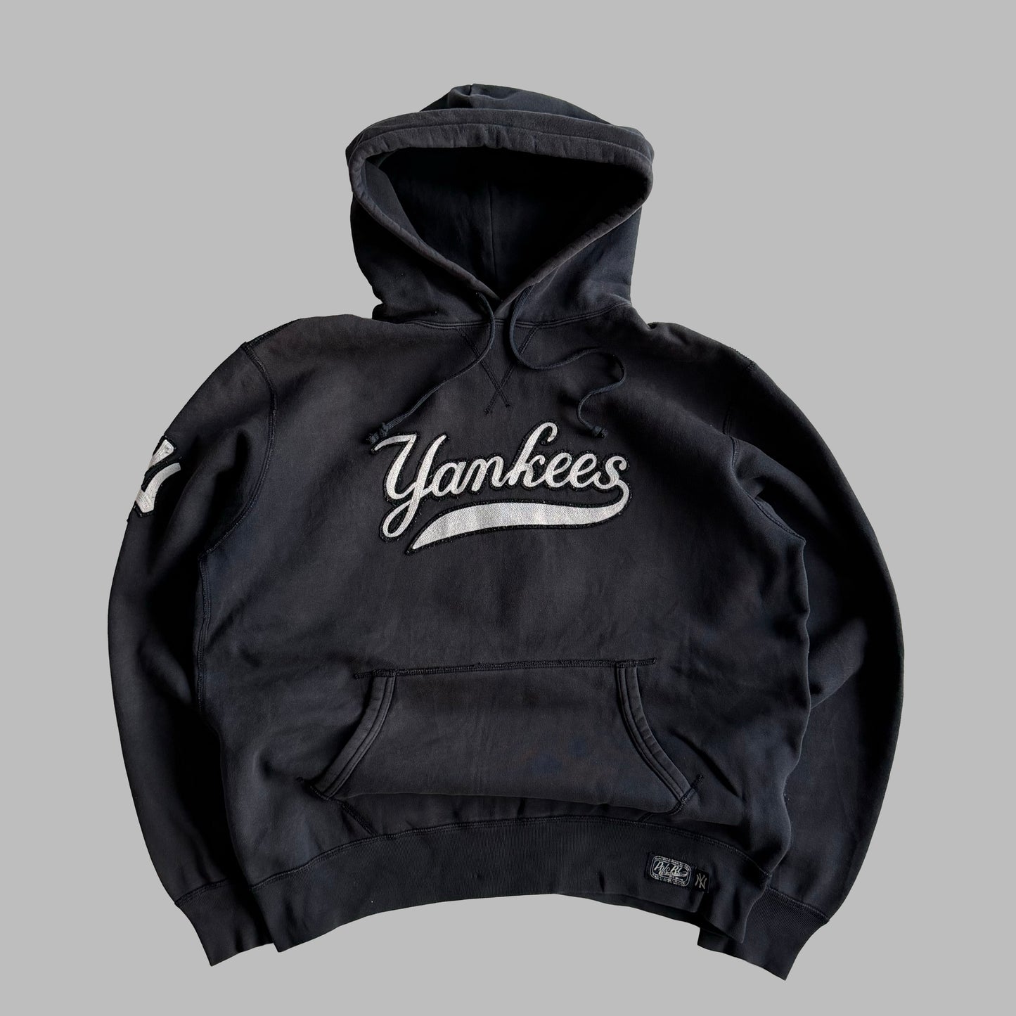 90s Ralph Lauren Yankees Heavyweight Hoodie - L