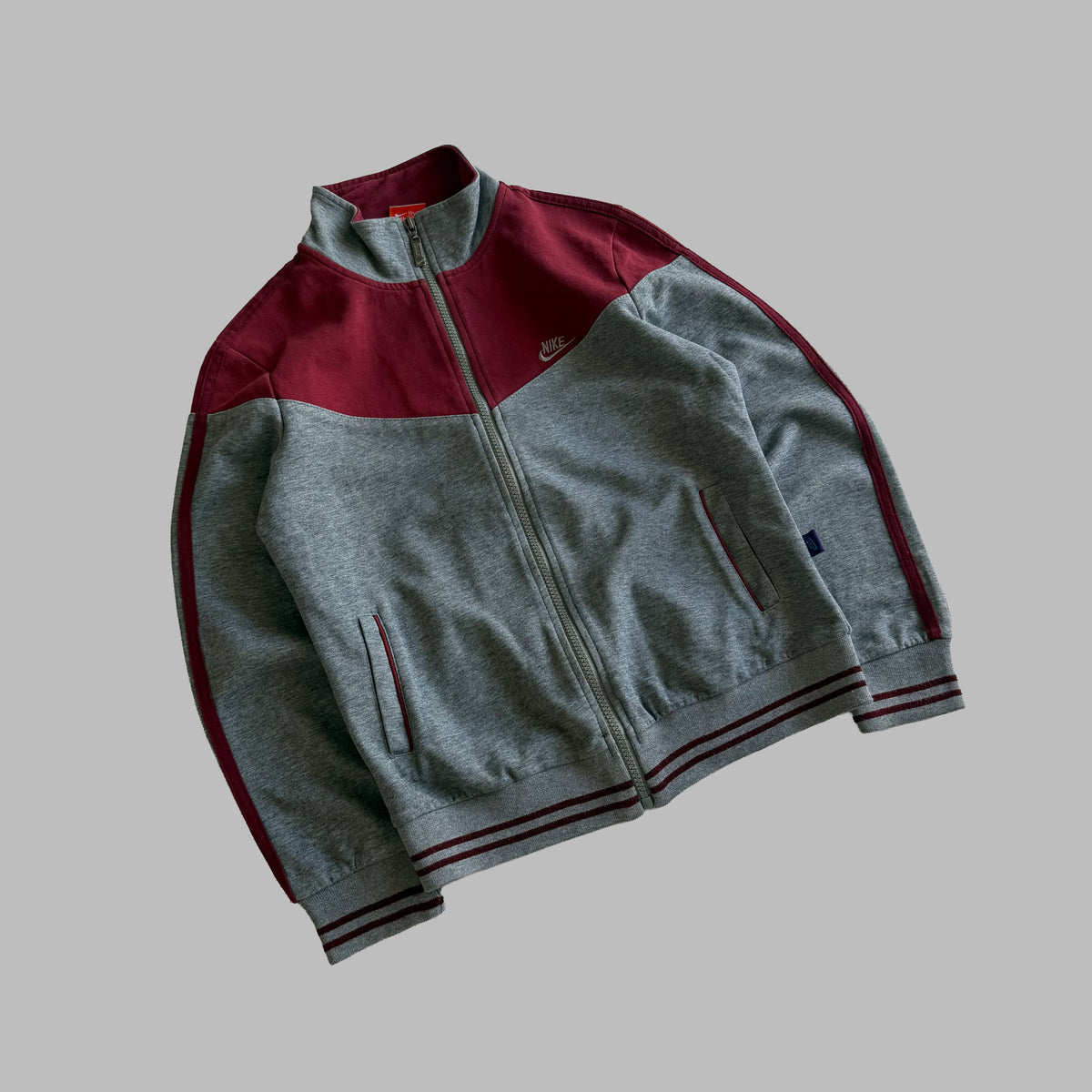 Y2K Nike Panelled Track Jacket - S