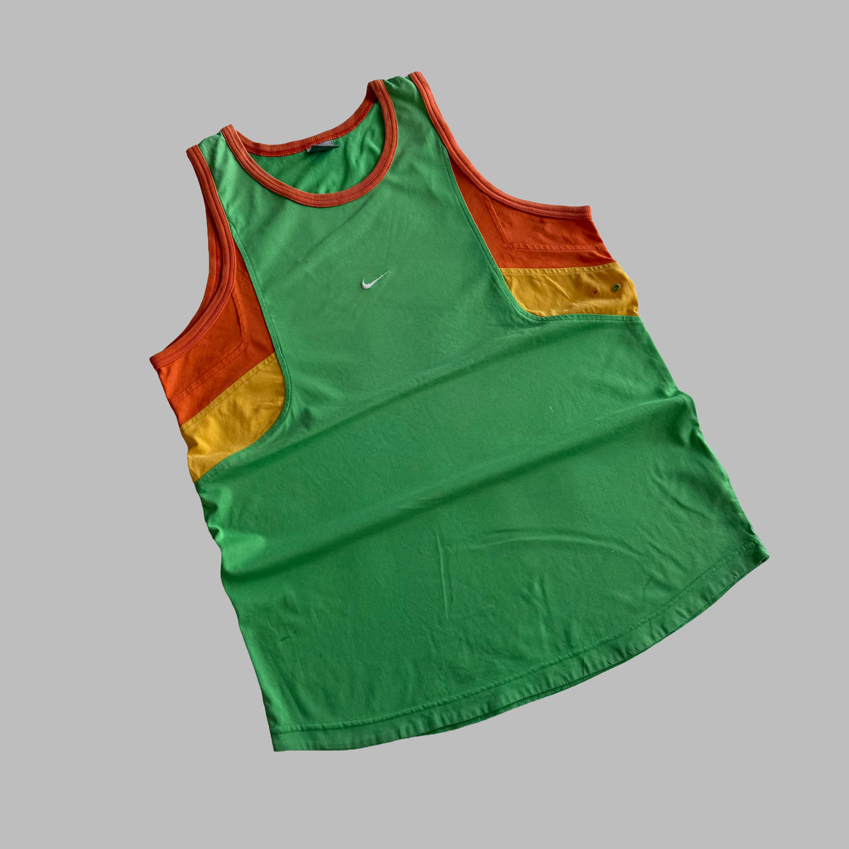 Y2K Nike Colour Block Vest - L
