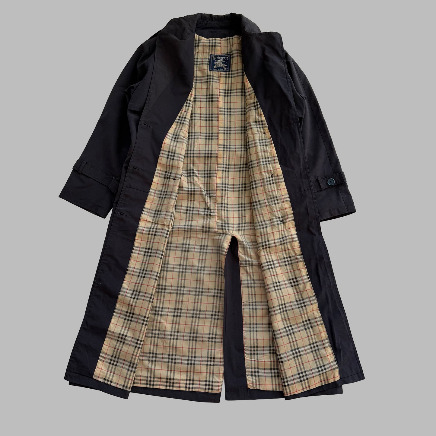 90s Burberry Double Breasted Trench Coat - L