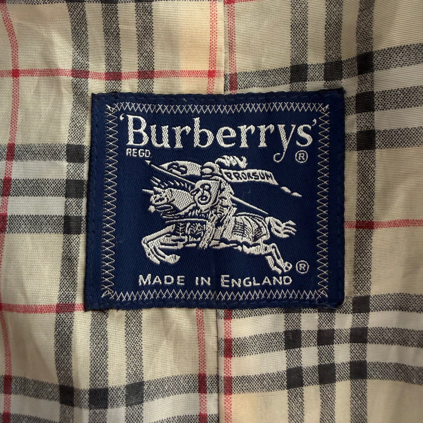 90s Burberry Double Breasted Trench Coat - L