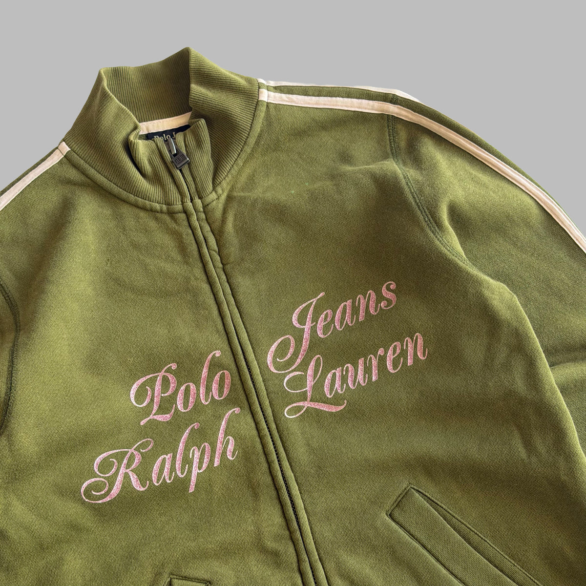 Y2K Ralph Lauren Polo Jeans Co Cursive Track Jacket - S