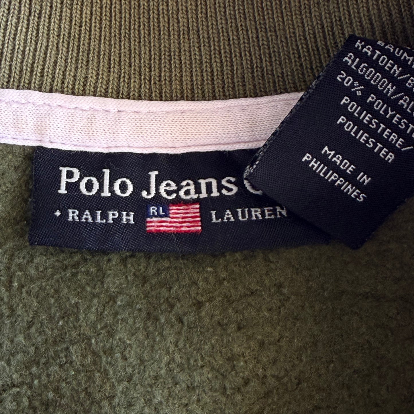 Y2K Ralph Lauren Polo Jeans Co Cursive Track Jacket - S