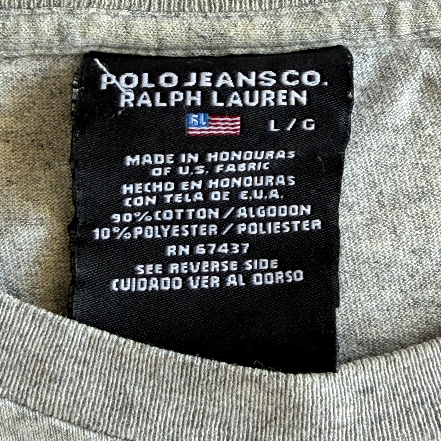 Y2K Ralph Lauren Polo Jeans Co Long Sleeve T-Shirt - L