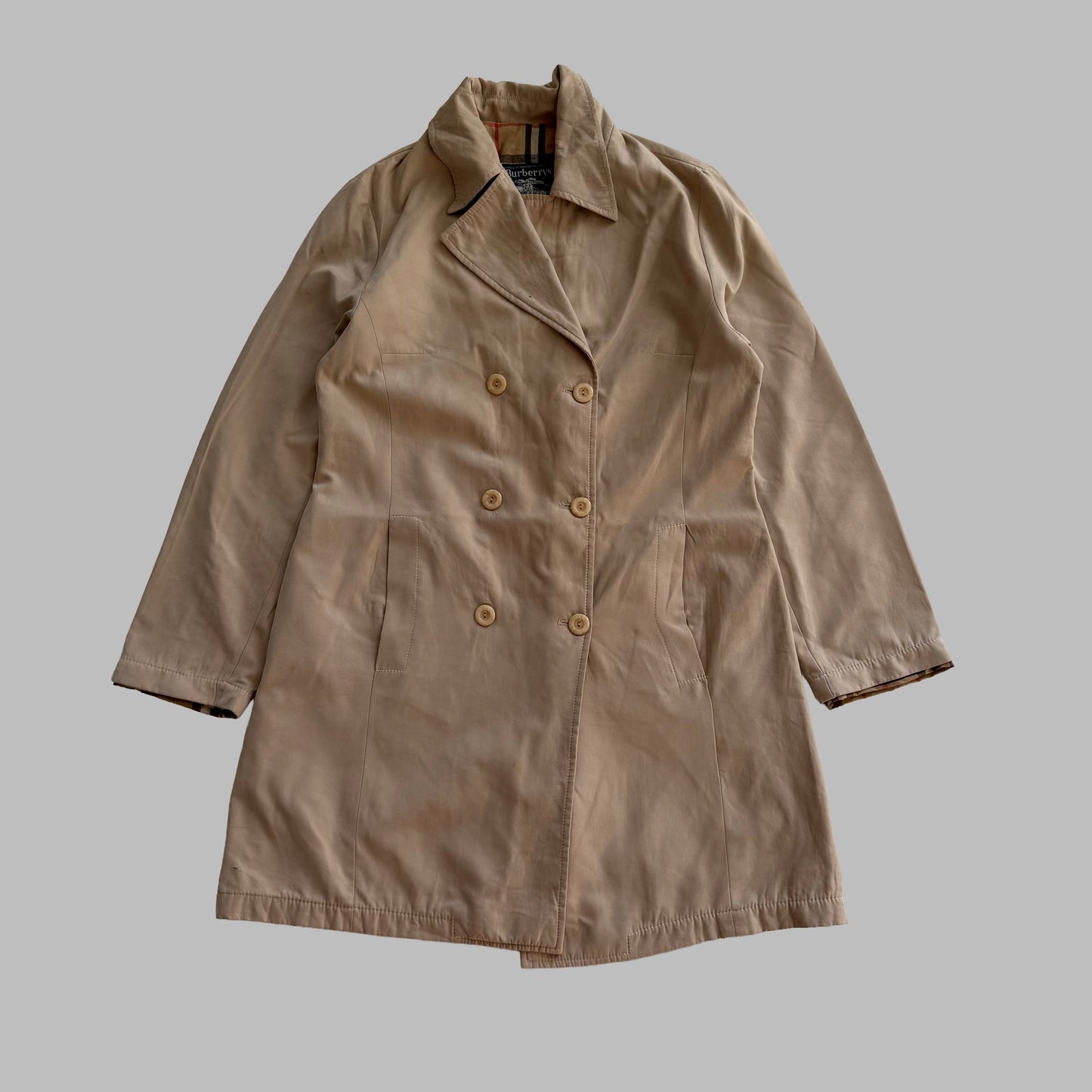 90s Burberry Trench Coat - S