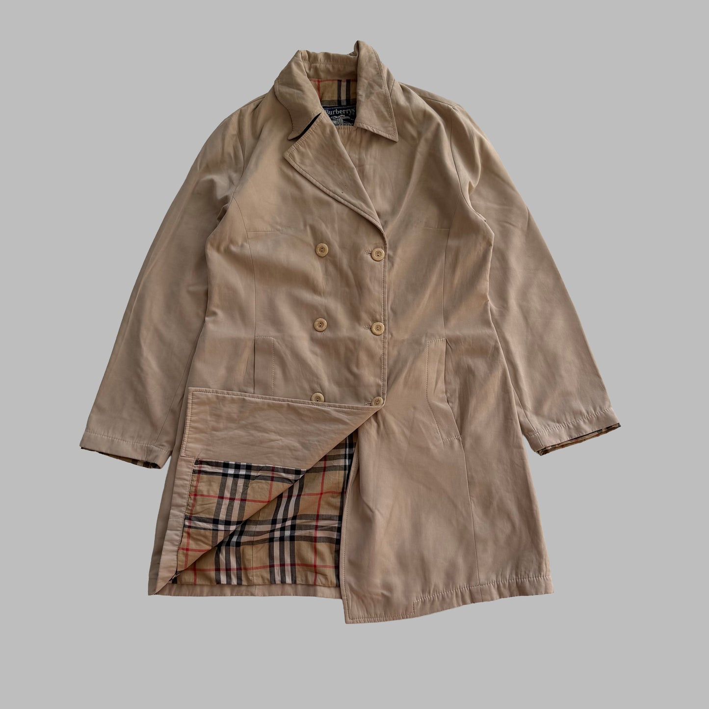 90s Burberry Trench Coat - S