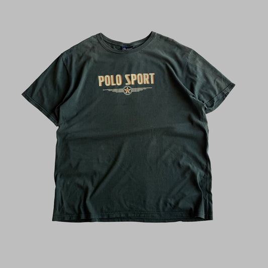 90s Ralph Lauren Polo Sport Spel Out T-Shirt - XL