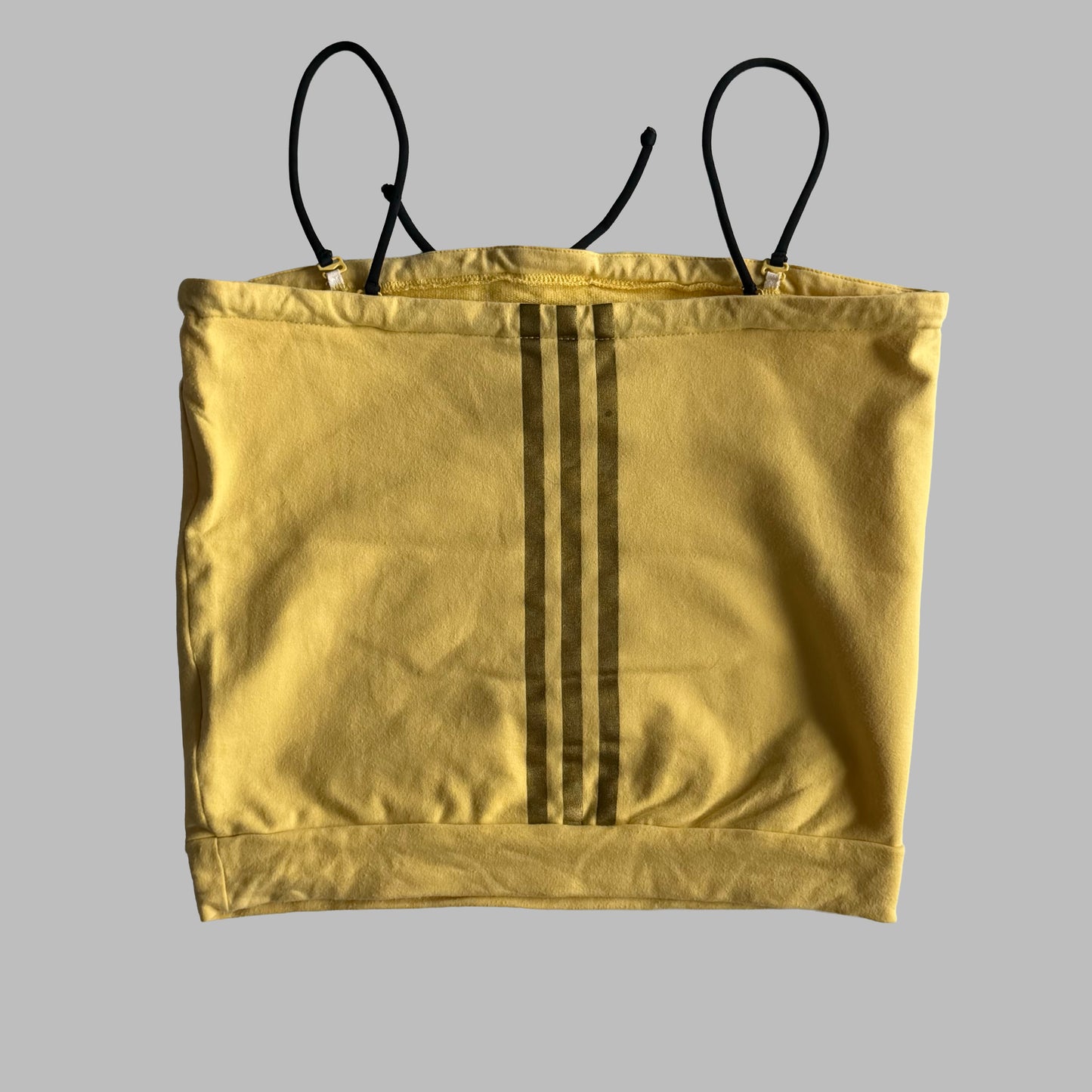 Y2K  Adidas Three Stripe Spellout Tank - L
