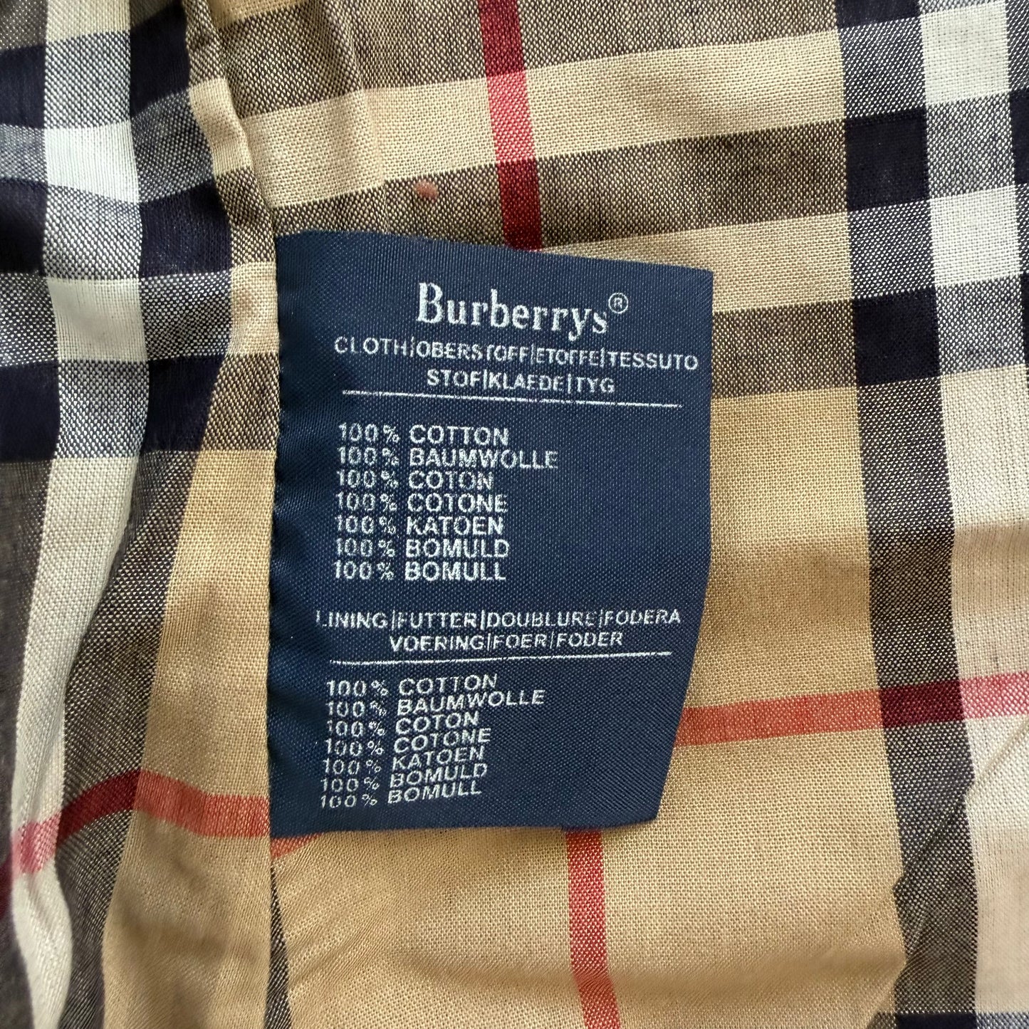 90s Burberry Trench Coat - S
