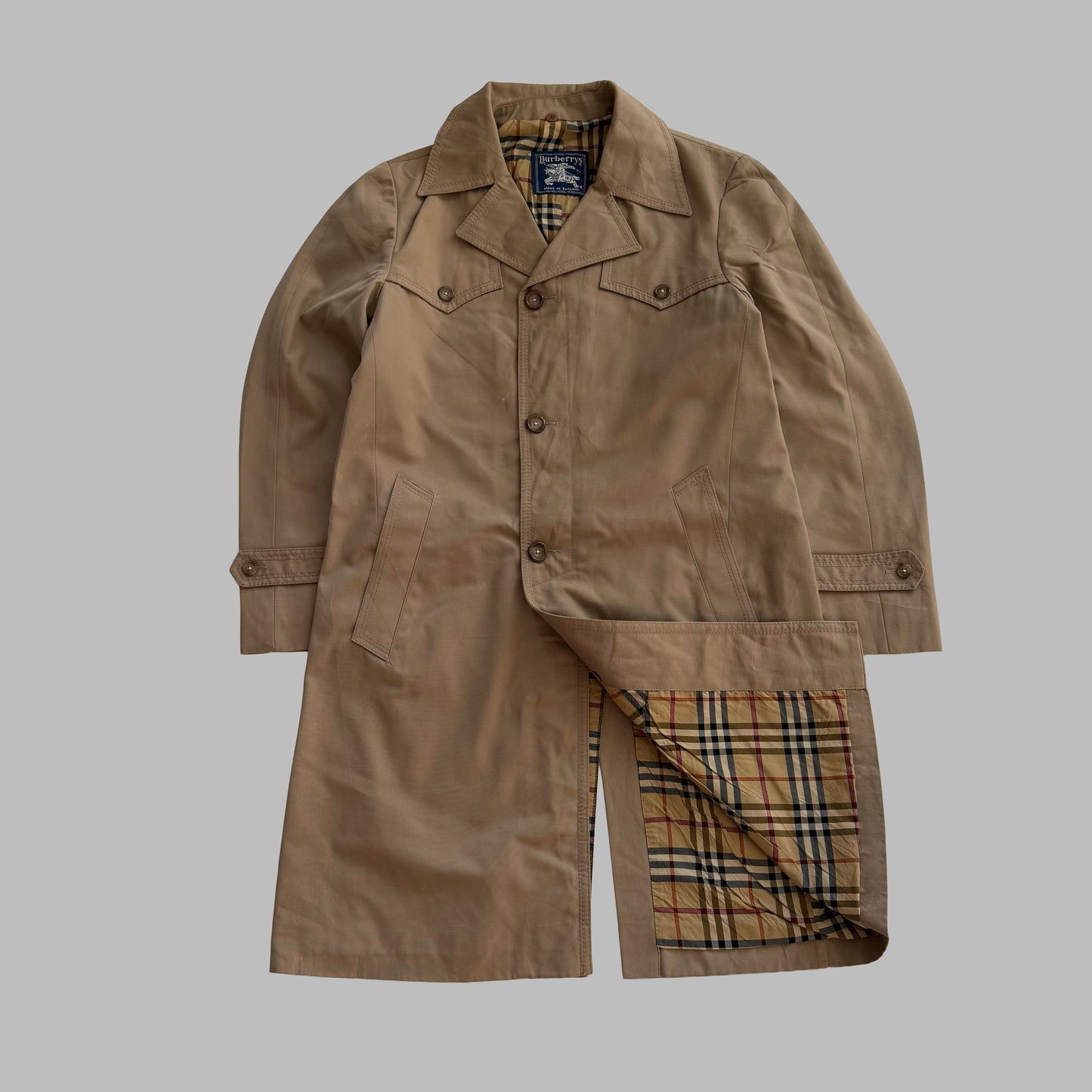 90s Burberry Trench Coat - S