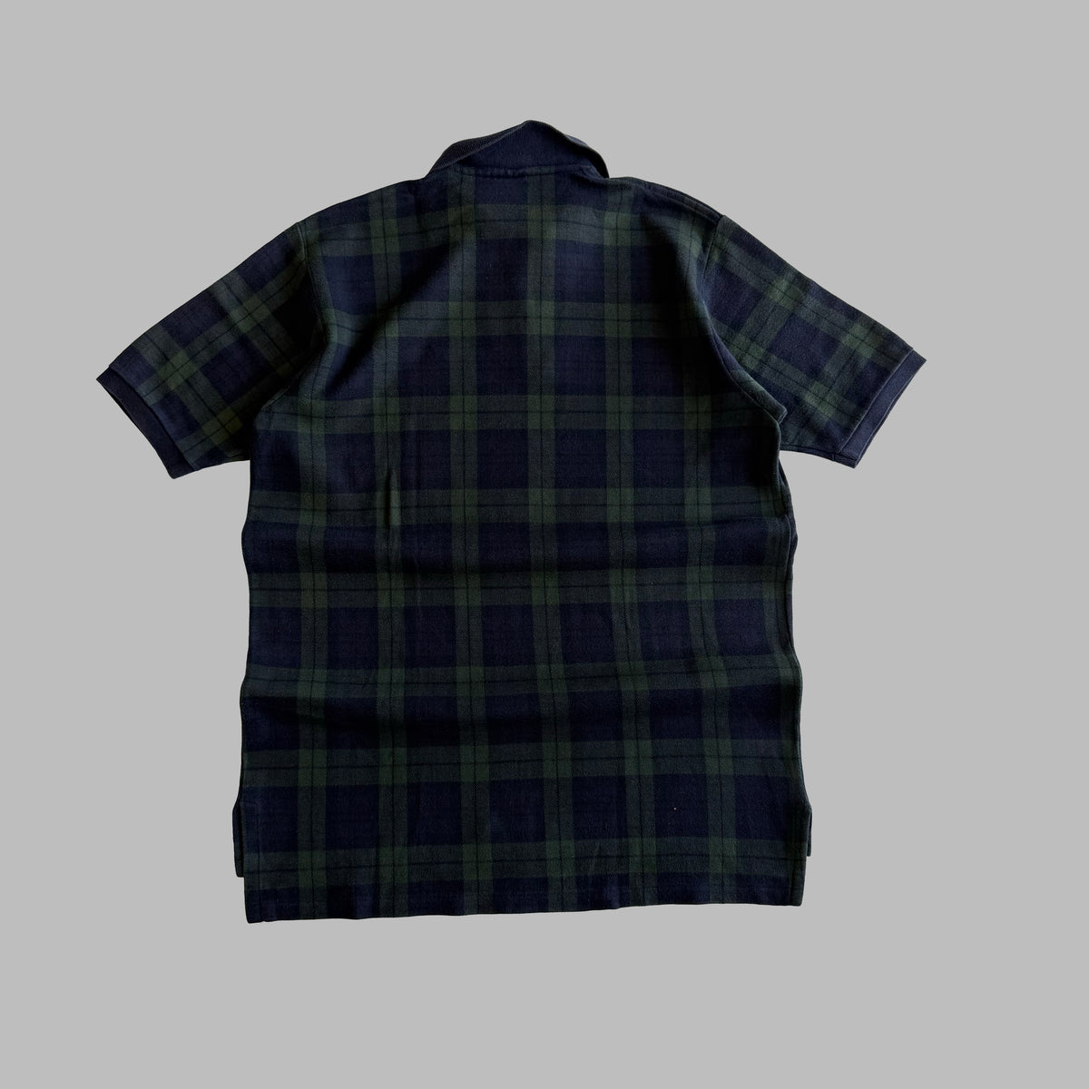 Y2K Ralph Lauren Checkered Polo T-Shirt - L