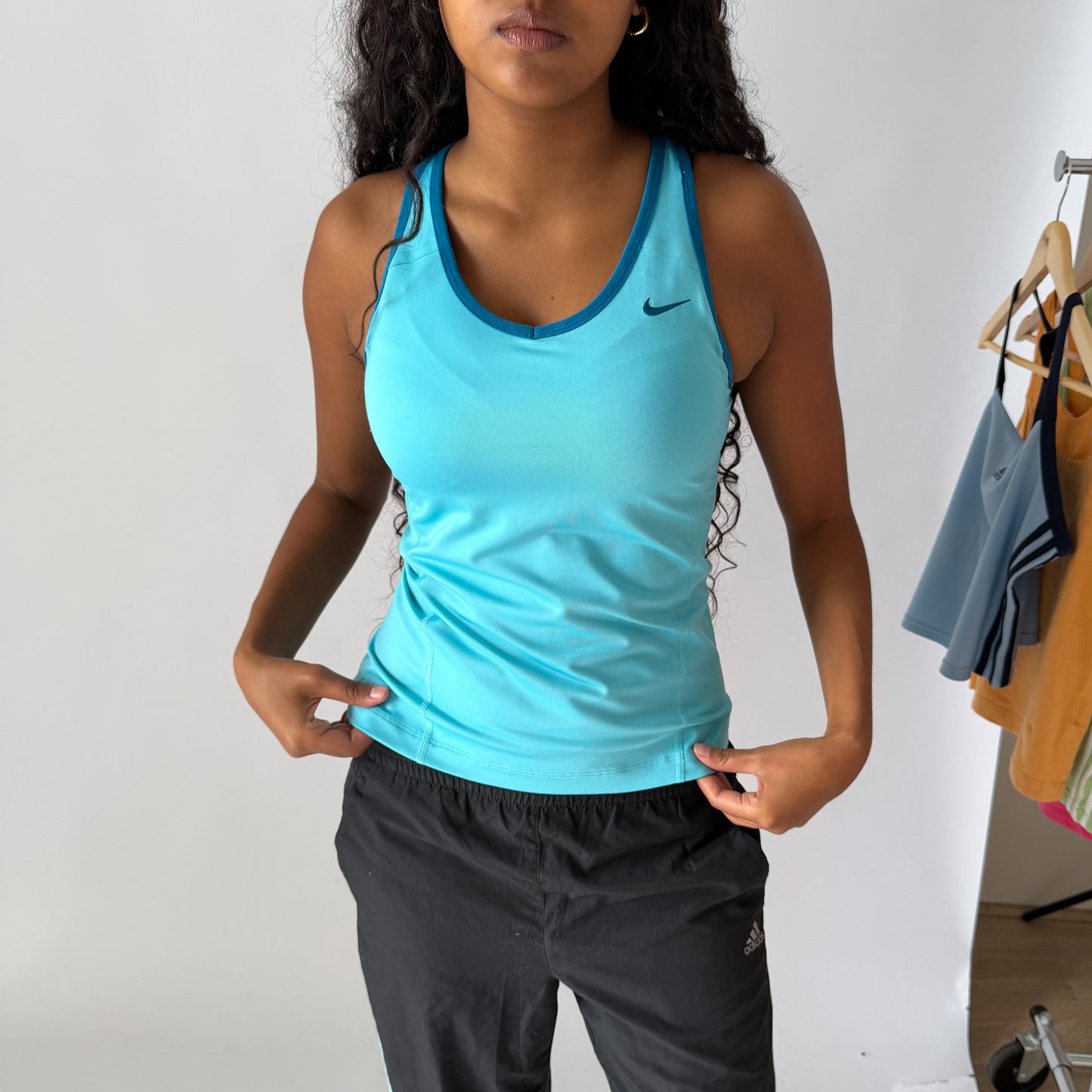 Y2K Nike Low Cut Racer Back Tank - M