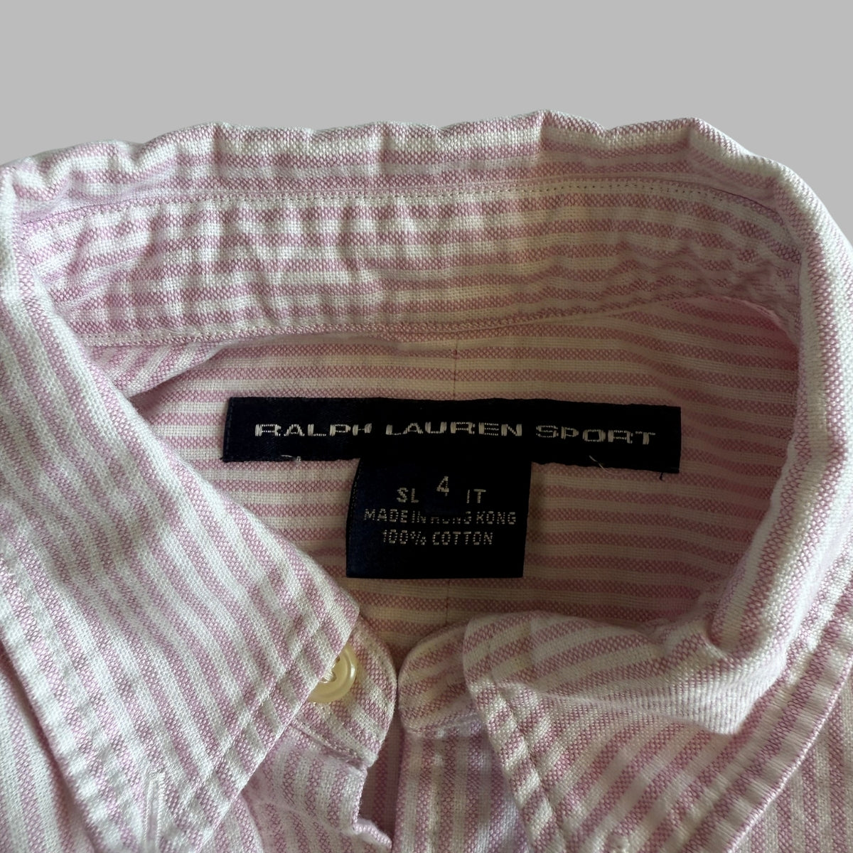 Ralph Lauren Striped Button Up Shirt - XS