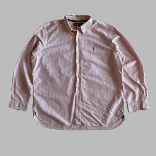 Ralph Lauren Striped Button Up Shirt - XL